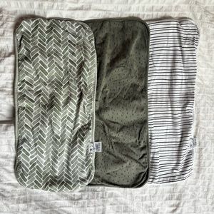 Copper Pearl Burp Cloths